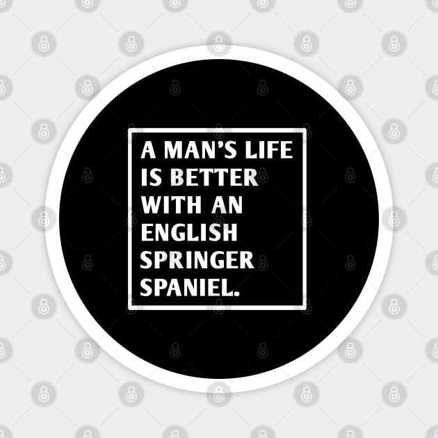 English Springer spaniel Magnet by BlackMeme94